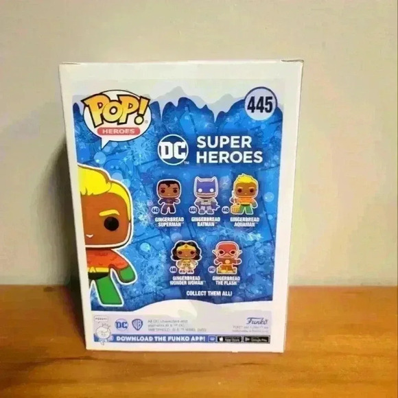 Funko pop 445 dc super heros Gingerbread Aquaman - Picture 3 of 6